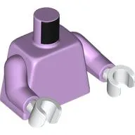 Torso, Lavender Arms, White Hands [Plain]