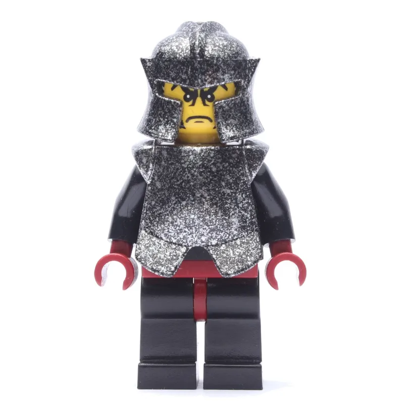 Shadow Knight, Speckle Black-Silver Helmet and Armor