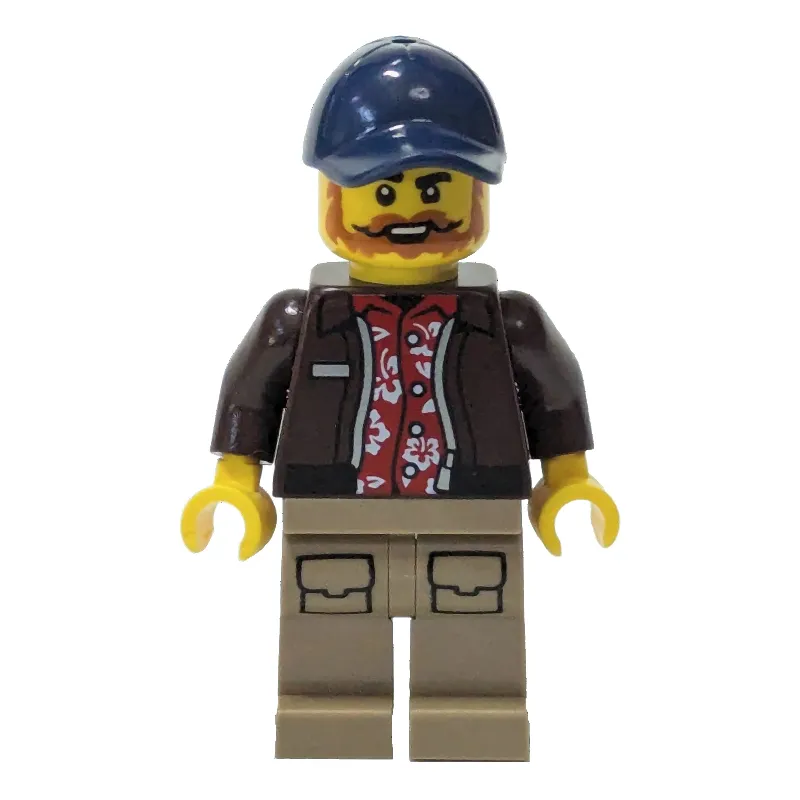 Captain Nautilus, Dark Brown Jacket, Dark Tan Legs, Dark Blue Cap