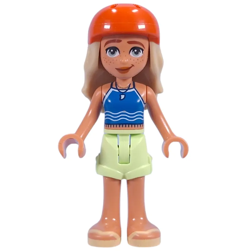 Sage - Blue Top, Yellowish Green Skirt, Helmet