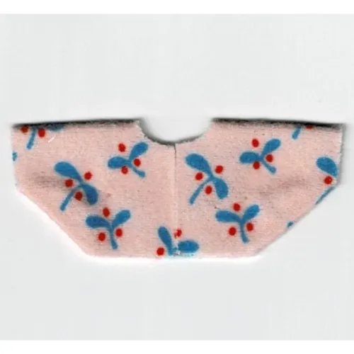 Scala, Baby Shirt with Blue Leaves and Red Berry Print