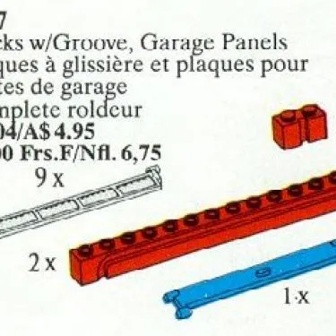 Bricks with Groove and Garage Panels