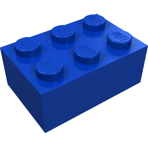 Brick 2 x 3 without Bottom Tubes