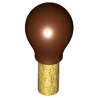 Musical Instrument Maracas with Reddish Brown Bulb (Potion Flask) Print