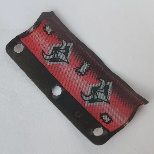 Flag 3 x 6 with Red Sail with Tan Patches Print