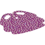 Hipwear Skirt, Rounded Pleats with Iridescent Dots (Sequins) Pattern