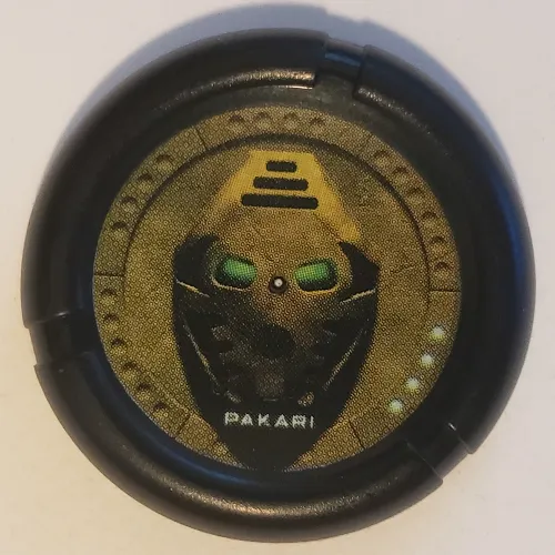 Large Figure Throwing Disk, Bionicle Mask Pakari Print