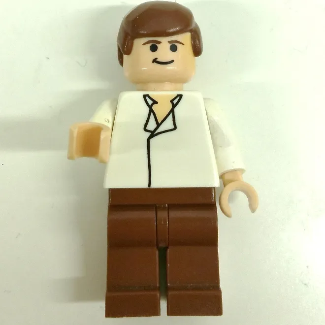 Han Solo, White Shirt, Reddish Brown Legs, Black Eyes