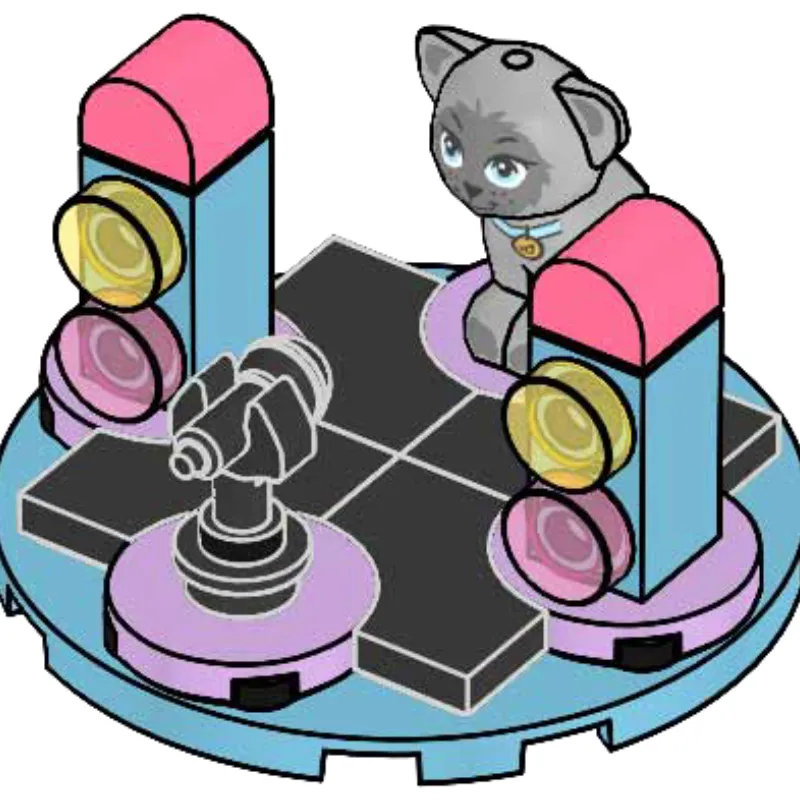 Kitten on Karaoke Stage