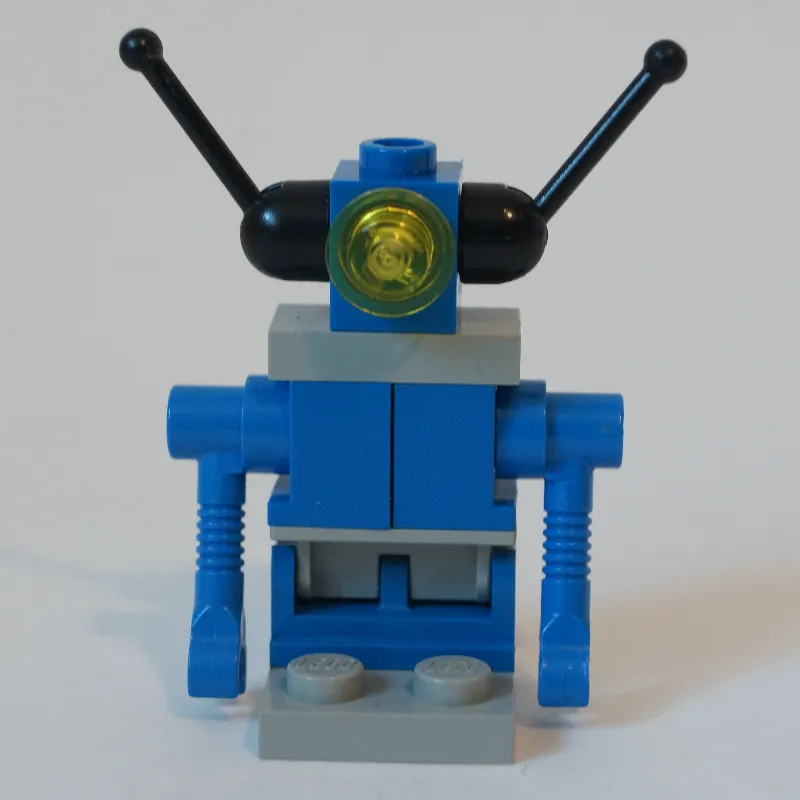 Classic Space Droid - Blue and Grey