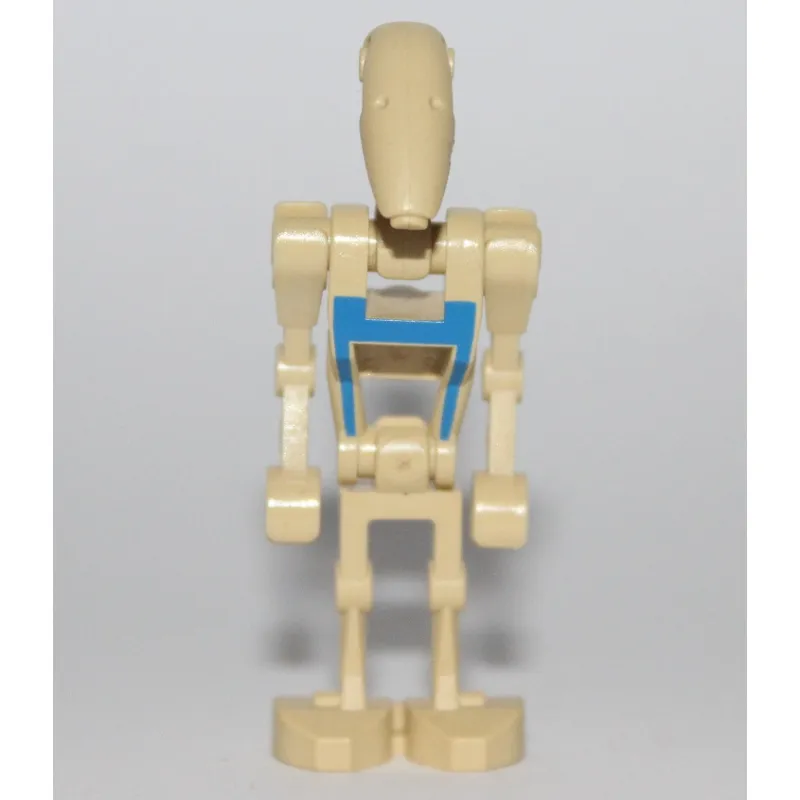 Battle Droid Pilot, Blue Printed Torso, Two Bent Arms