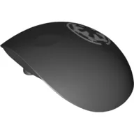 Large Figure Shoulder Cover, Armor, Round, Smooth with Imperial Logo print