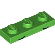 Plate 1 x 3 with Sad Black Eyebrows print