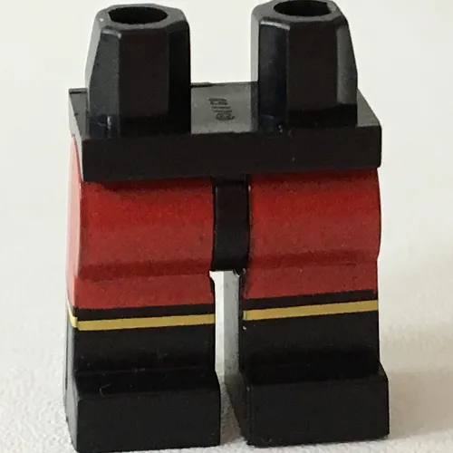 Hips with Red Legs and Black Boots Pattern with Shorts and Yellow Stripes (Plastic Man)