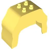 Duplo Brick, Hair, 2 x 2 Top Studs, Wavy, Long