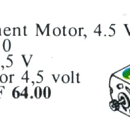 Replacement 4.5V Motor