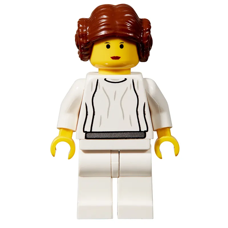 Princess Leia, White Robe, Yellow Skin (3626b Head)