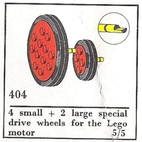 Wheels for Motor (The Building Toy)