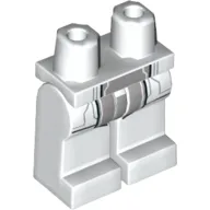 Hips and White Legs with Silver Circuitry and Light Bluish Gray Sash in Middle Print