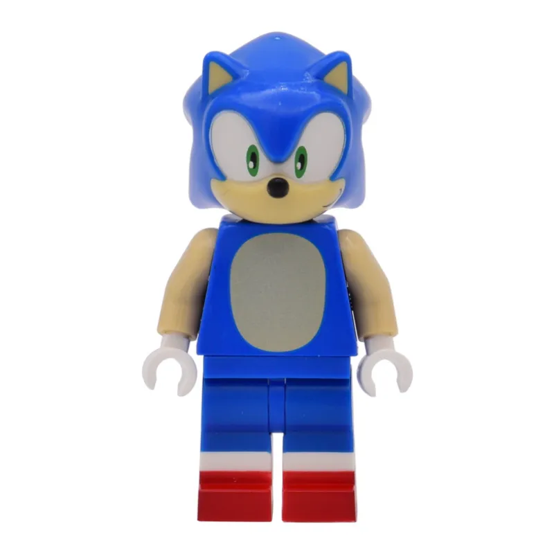 Sonic the Hedgehog, Tan Face, Green Eyes