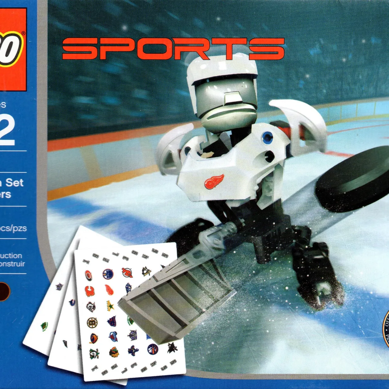 NHL Action Set with Stickers