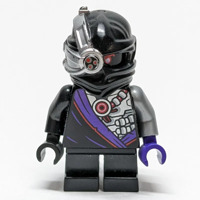 Nindroid with Dual Sided Head, Shoulder Armor (Legacy), Short Legs, Shoulder Harness