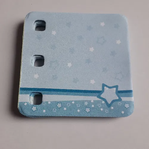 Clikits Memo Pad with 3 Holes and Stars Print