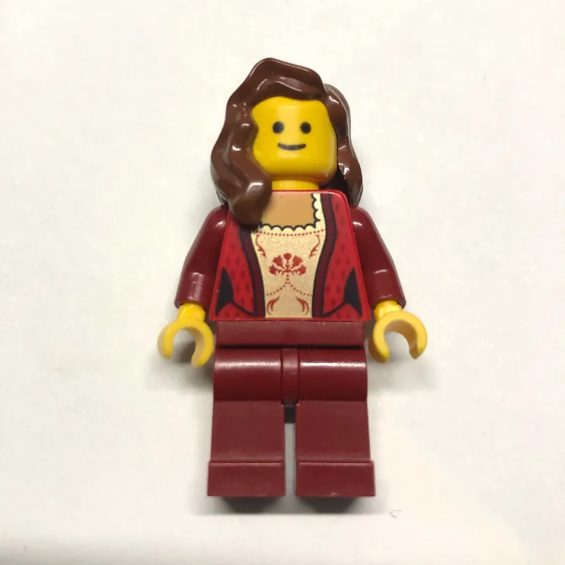 Red Torso, Dark Red Legs, Reddish Brown Hair