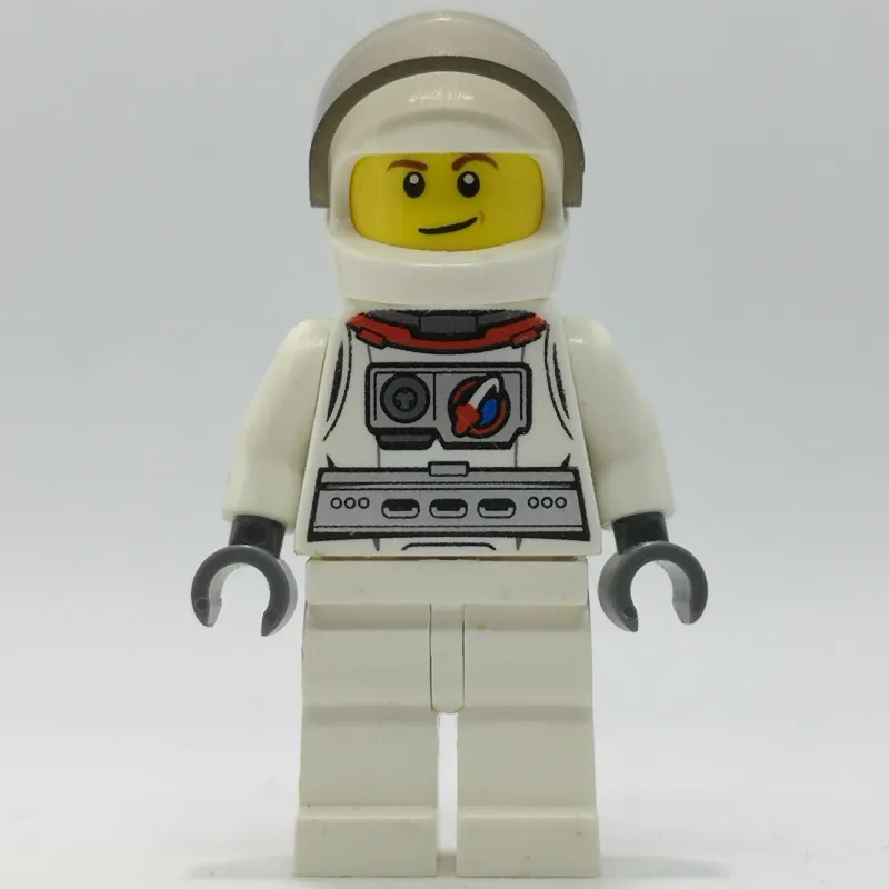 Test Pilot, White Astronaut Suit, White Helmet with Visor