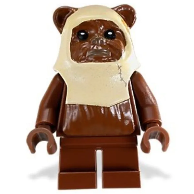Paploo, Ewok, Tan Hood with Reddish Brown Face