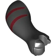 Arm Spider Bytez with Dark Red Stripes print