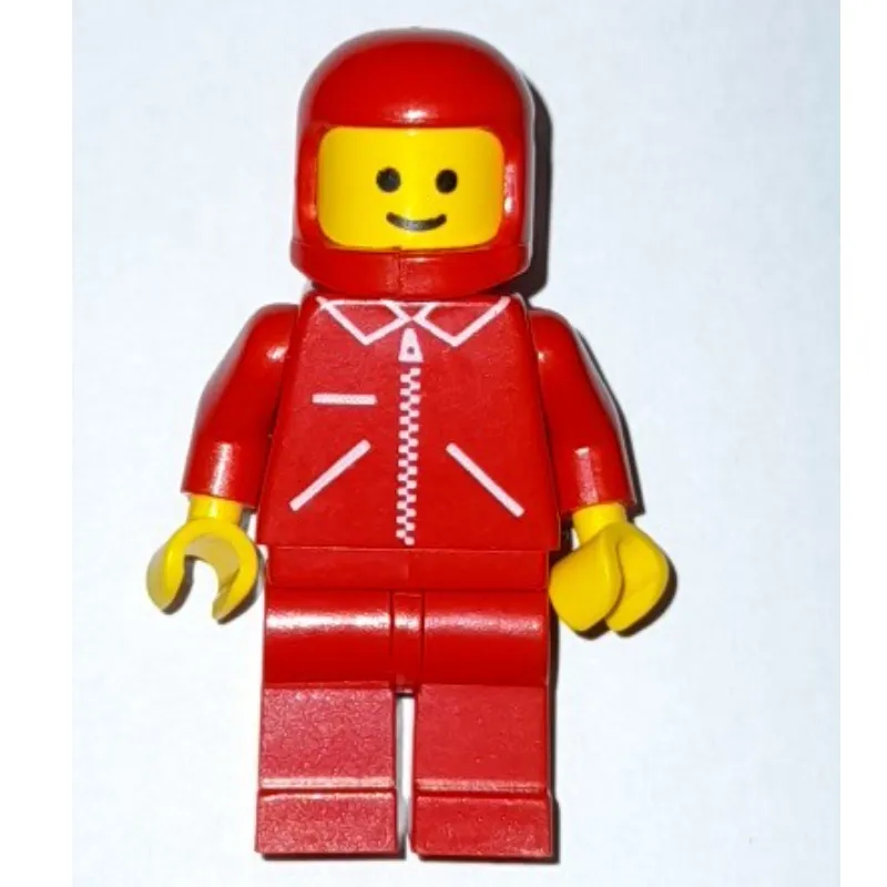 Red Torso, Zipper, Red Legs, Red Helmet