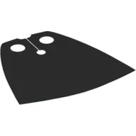 Neckwear Cape, Standard with Dark Azure Back [Traditional Starched Fabric]