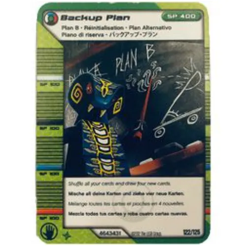 Trading Card, Ninjago Deck #2: 122 - Backup Plan - International Version