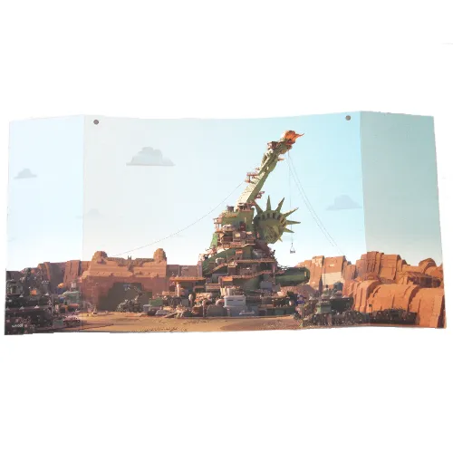 Backdrop for Movie Scene Set 70820-1, Dual Sided