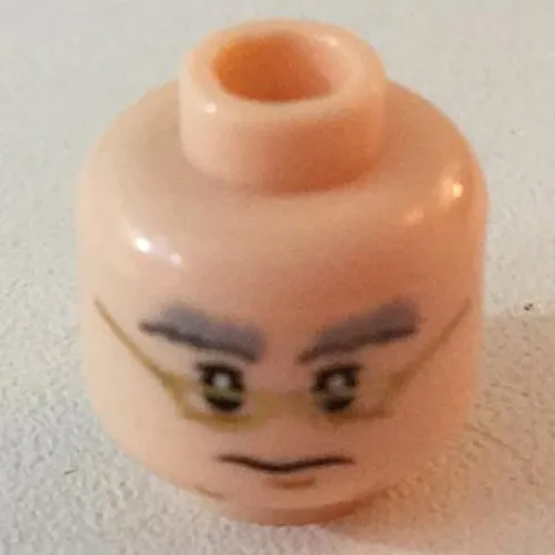 Minifig Head Albus Dumbledore, Glasses / No Glasses Print