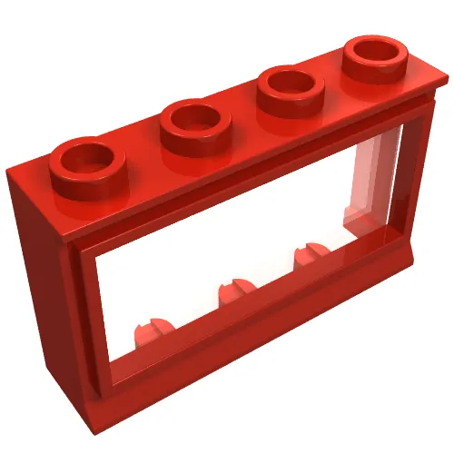 Window 1 x 4 x 2 Classic with Short Sill [Complete]