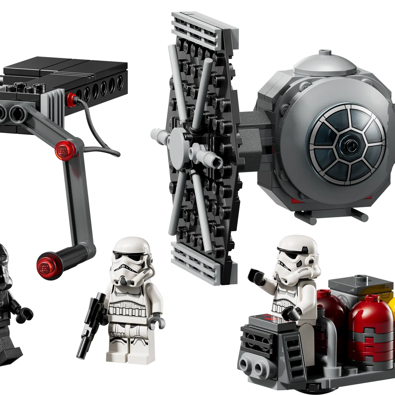 TIE Fighter with Imperial Hangar Rack