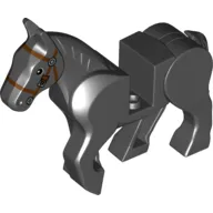 Animal, Horse, Moveable Legs with Dark Brown Bridle Print