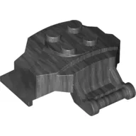 Large Figure Cover 4 x 3 x 2 with Bar, 4 Studs, Ridged