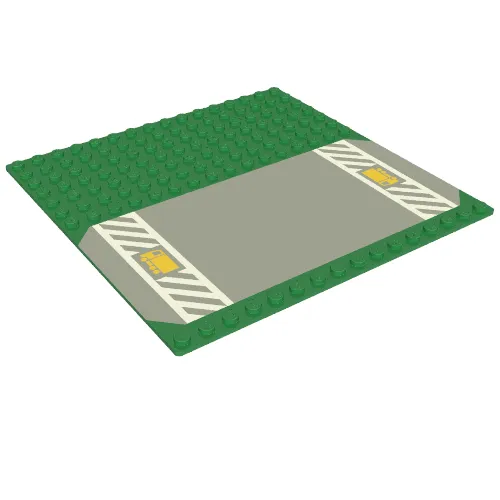 Baseplate 16 x 16 Road / Driveway with Yellow Truck Print