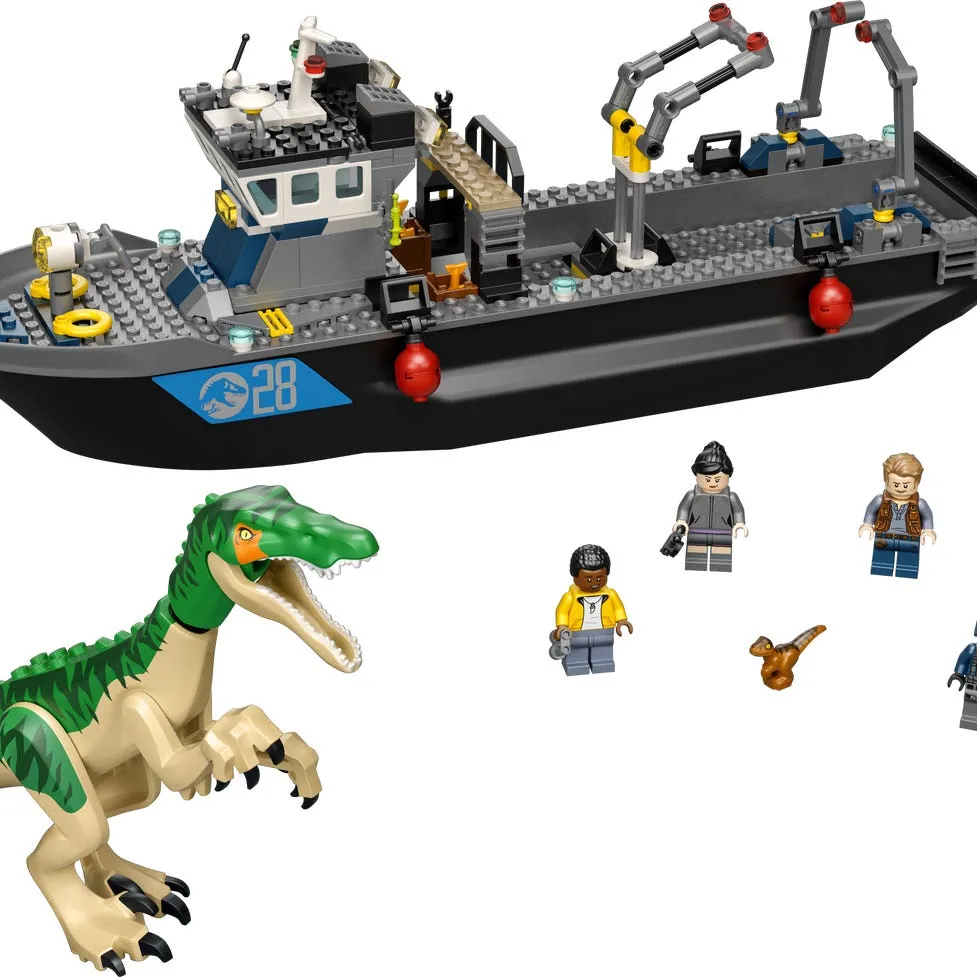 Baryonyx Dinosaur Boat Escape