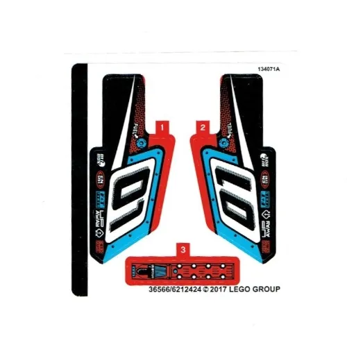 Sticker Sheet for Set 42073-1