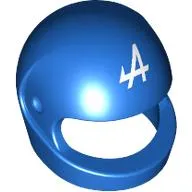 Helmet, Standard with white 'A' print