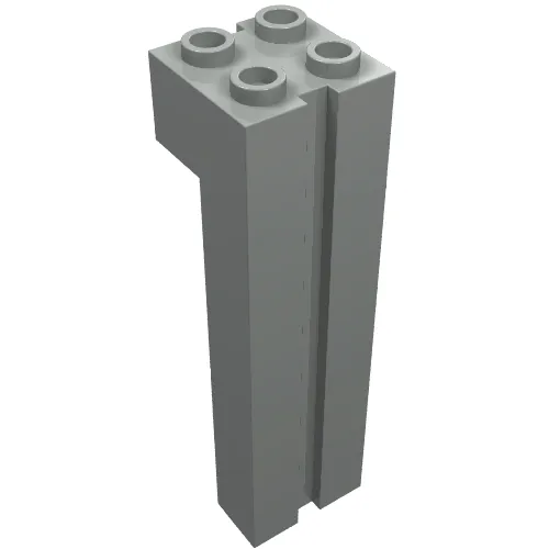 Brick Special 2 x 2 x 6 with Groove