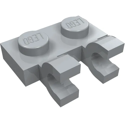 Plate Special 1 x 2 with Clips Horizontal [Thick U-Clips]