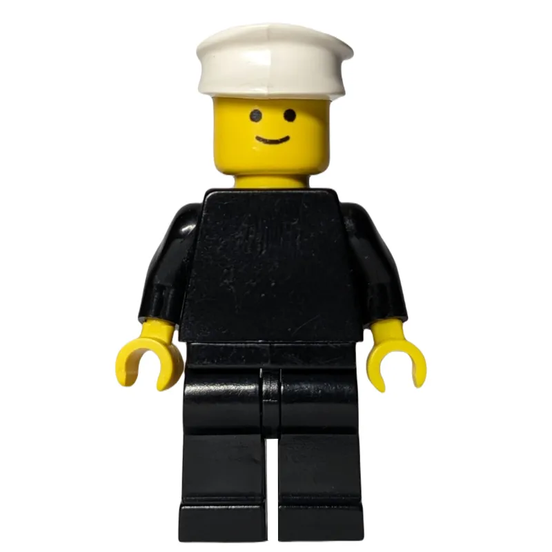 Black Torso, Black Legs, White Hat