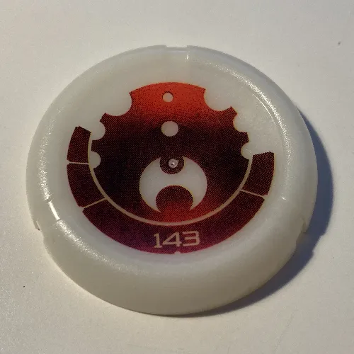Large Figure Throwing Disc, Kanoka, Ta-Metru 143 Print