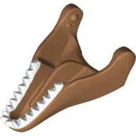 Animal Body Part, Dinosaur, Tyrannosaurus Rex Lower Jaw with White Teeth Print