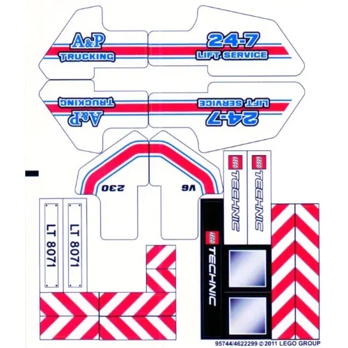 Sticker Sheet for Set 8071-1